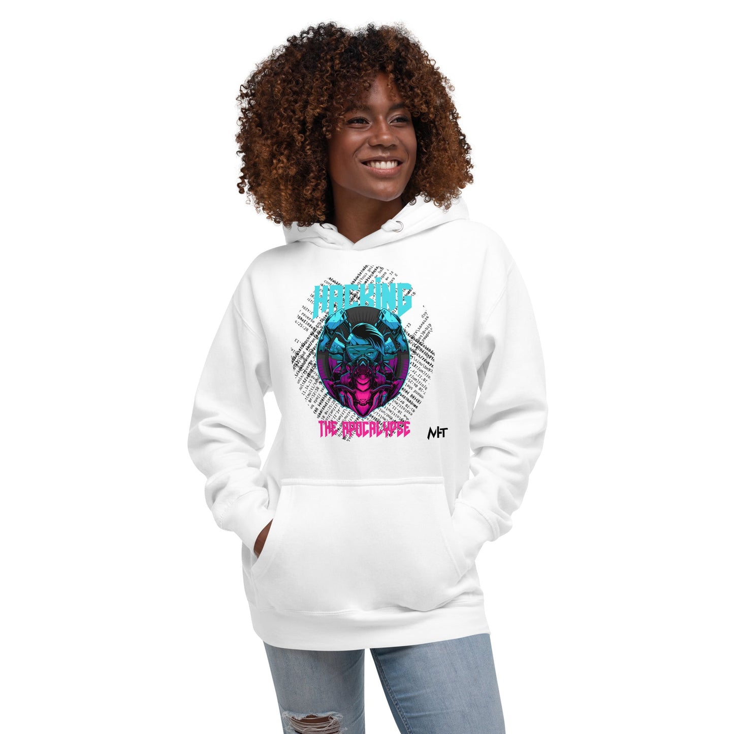 Hacking the apocalypse V2 - Unisex Hoodie by DarkByteGear
