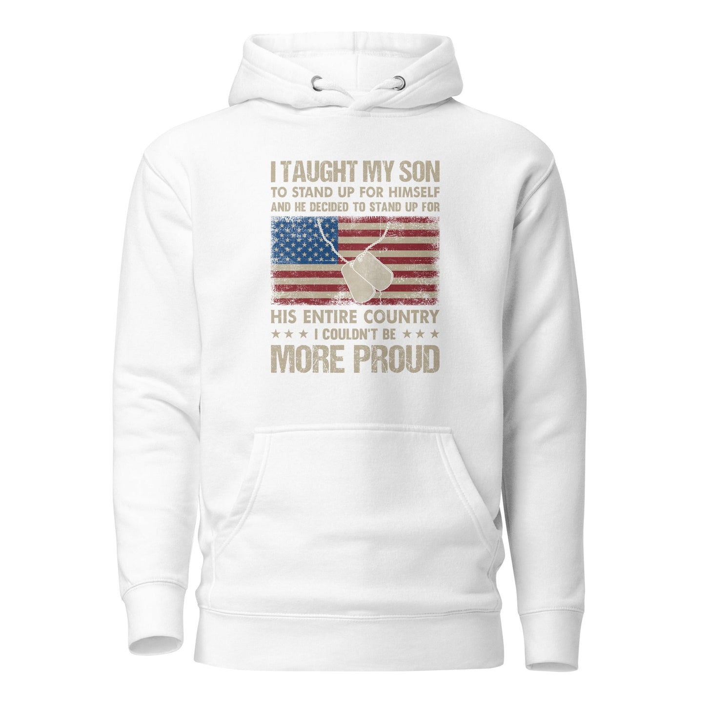 I Taught my son to Stand up for himself - Unisex Hoodie by DarkByteGear