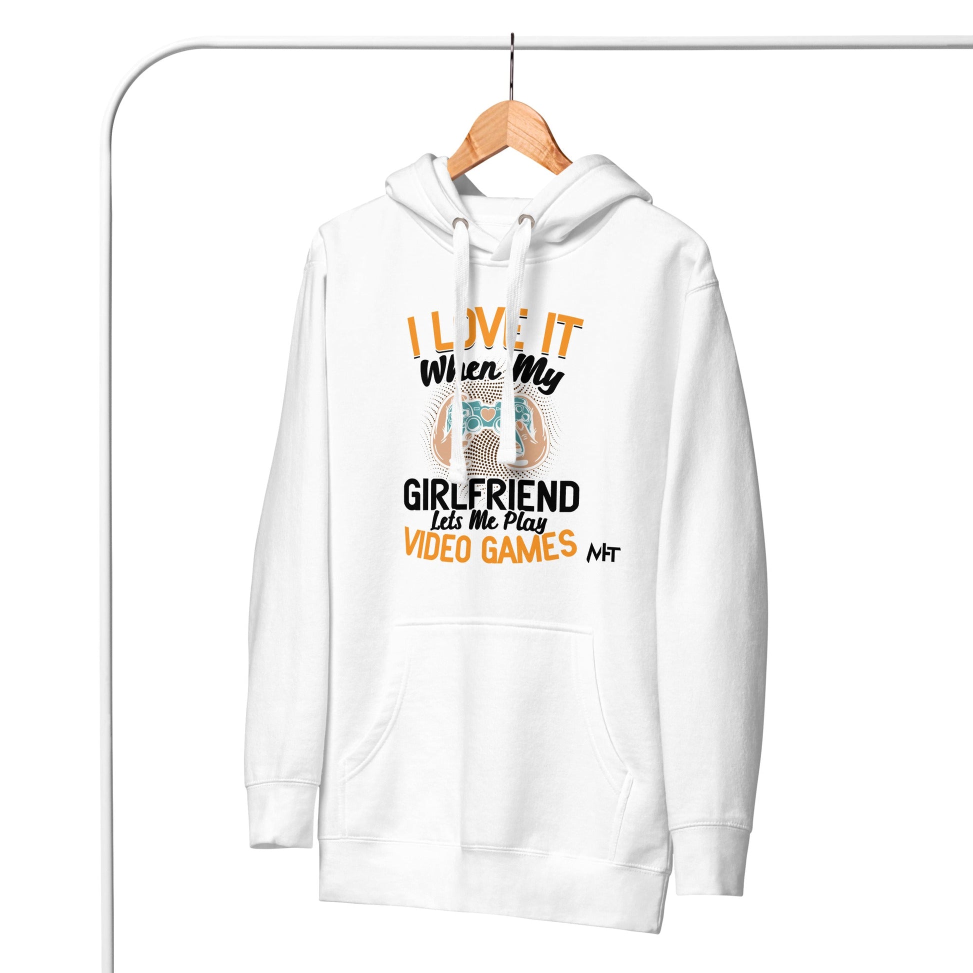 I love it when My Girlfriend Let me Play Videogames - Unisex Hoodie by DarkByteGear