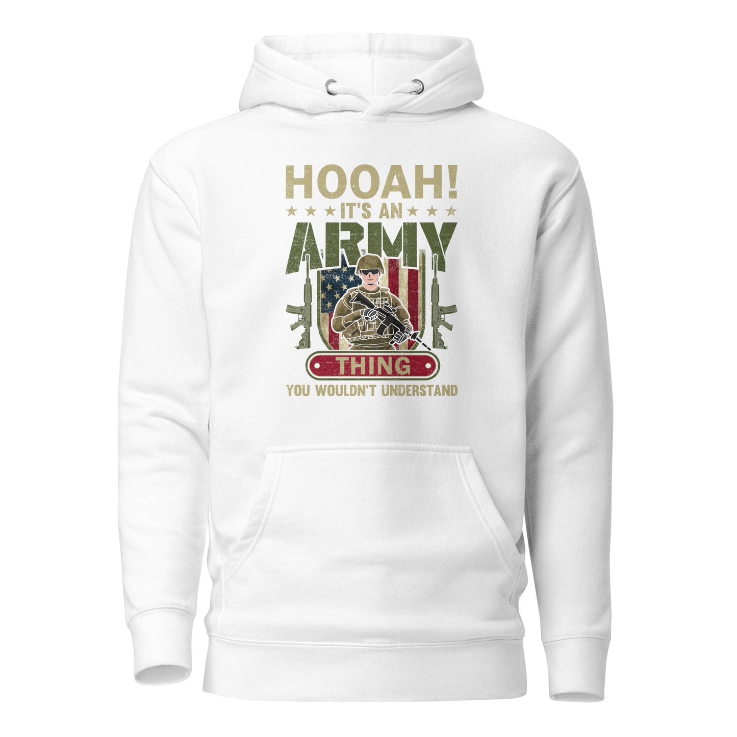 HOOAH! It's an Army thing you wouldn't understand - Unisex Hoodie by DarkByteGear