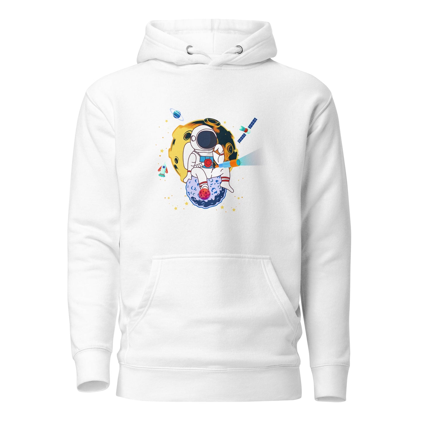 Astranaut catching stars - Unisex Hoodie by DarkByteGear