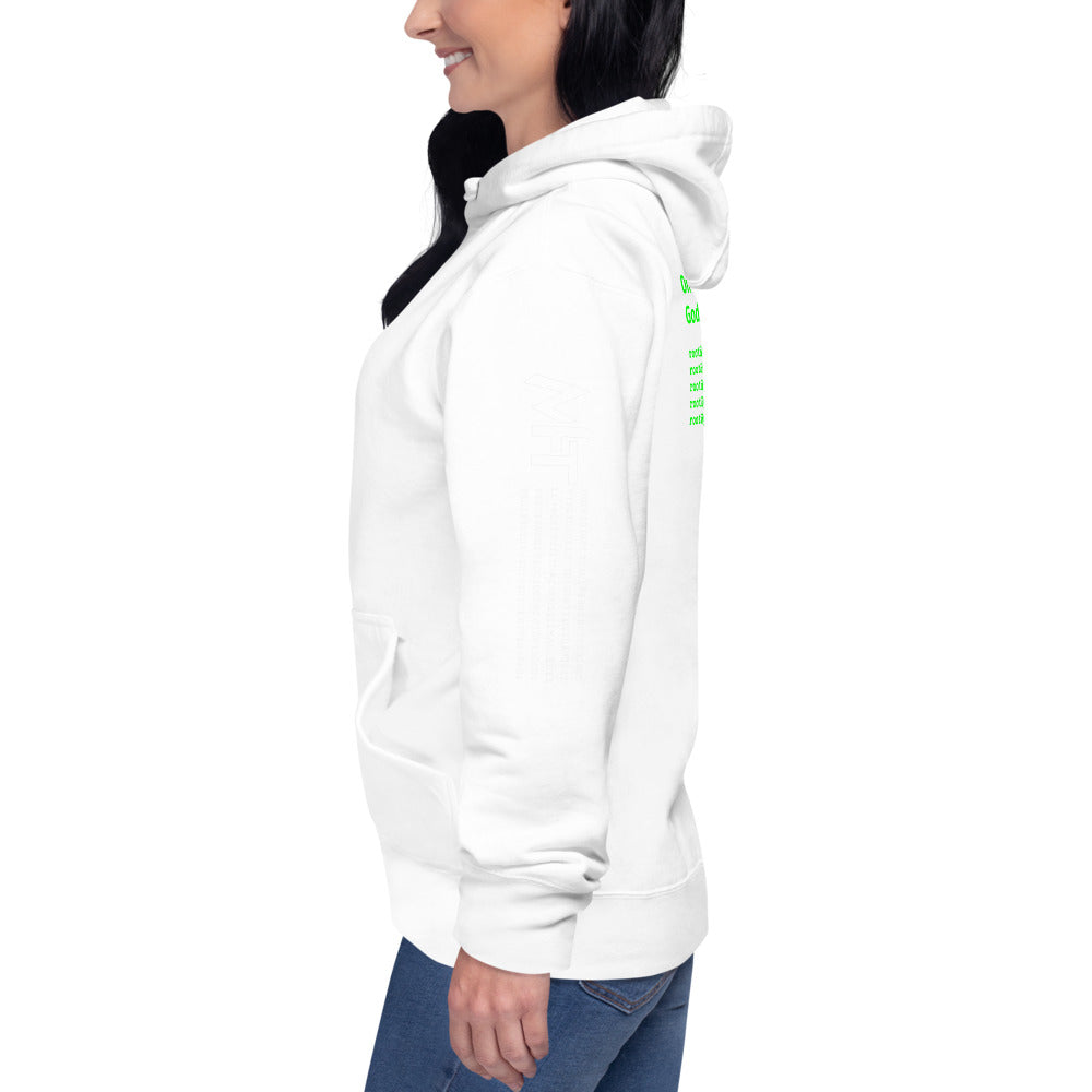 On the 8th day God created hackers - Unisex Hoodie (back print) by DarkByteGear