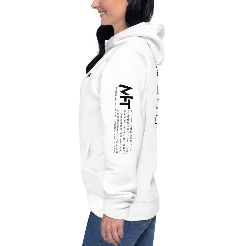 Before you bother me - Unisex Hoodie (back print) by DarkByteGear