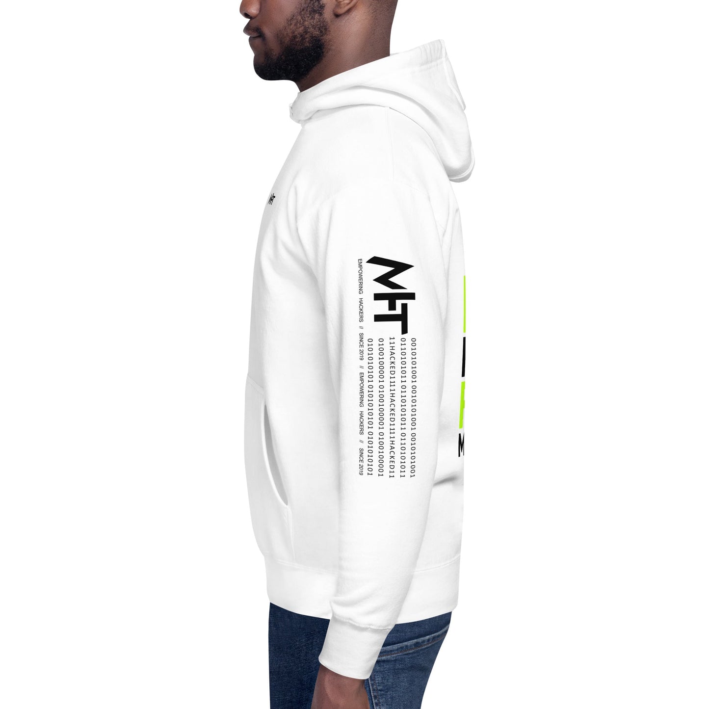 Future Forex Millionaire in Dark Text - Unisex Hoodie ( Back Print ) by DarkByteGear