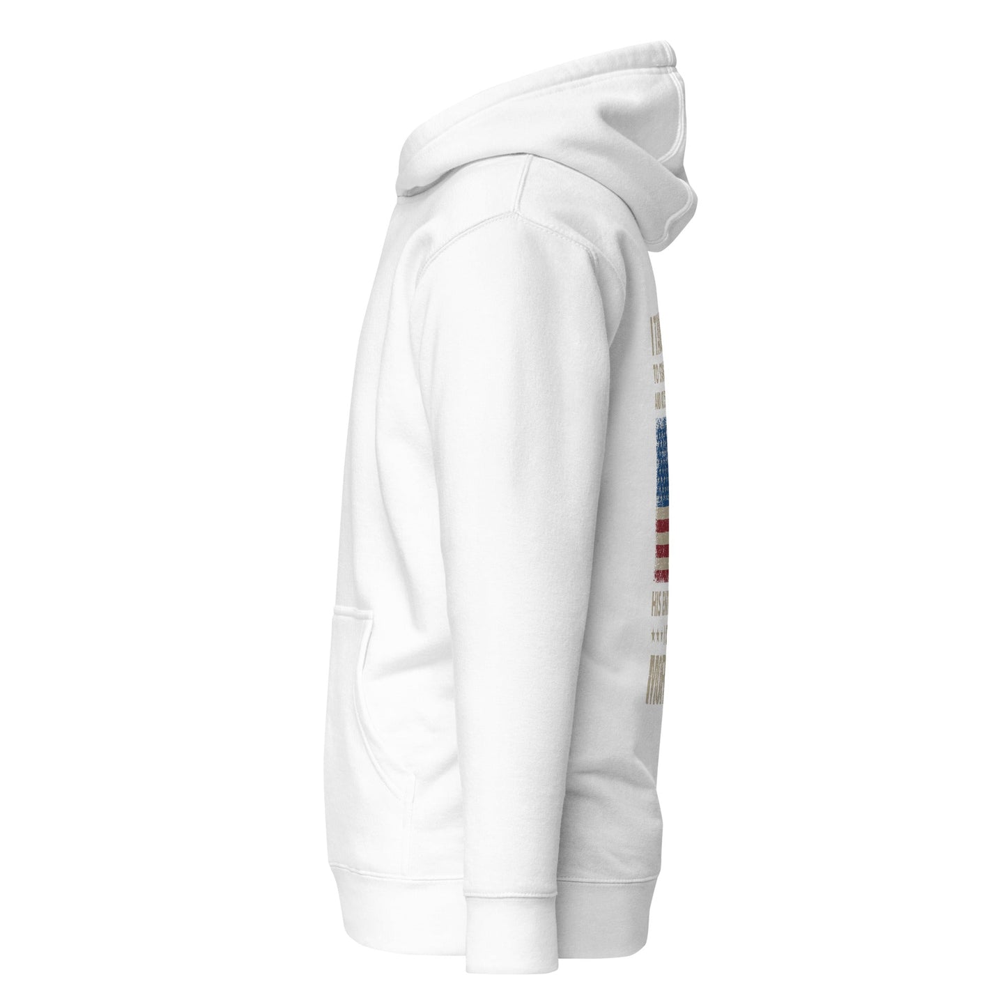 I Taught my son to Stand up for himself - Unisex Hoodie ( Back Print ) by DarkByteGear