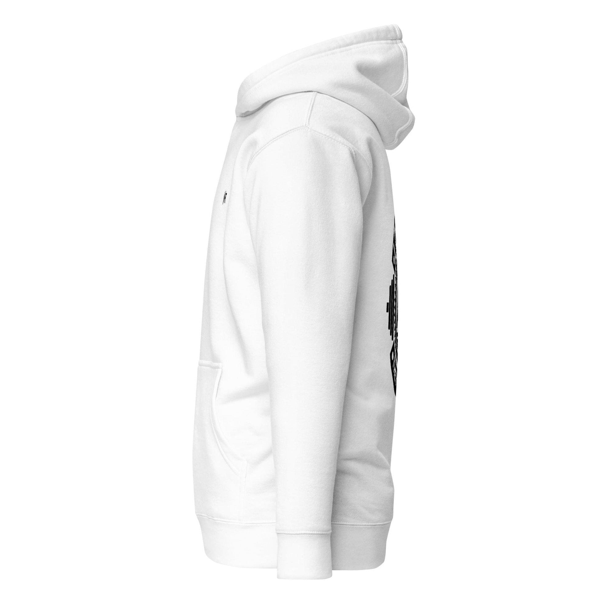 I do have ABS, they are just shy - Unisex Hoodie ( Back Print ) by DarkByteGear