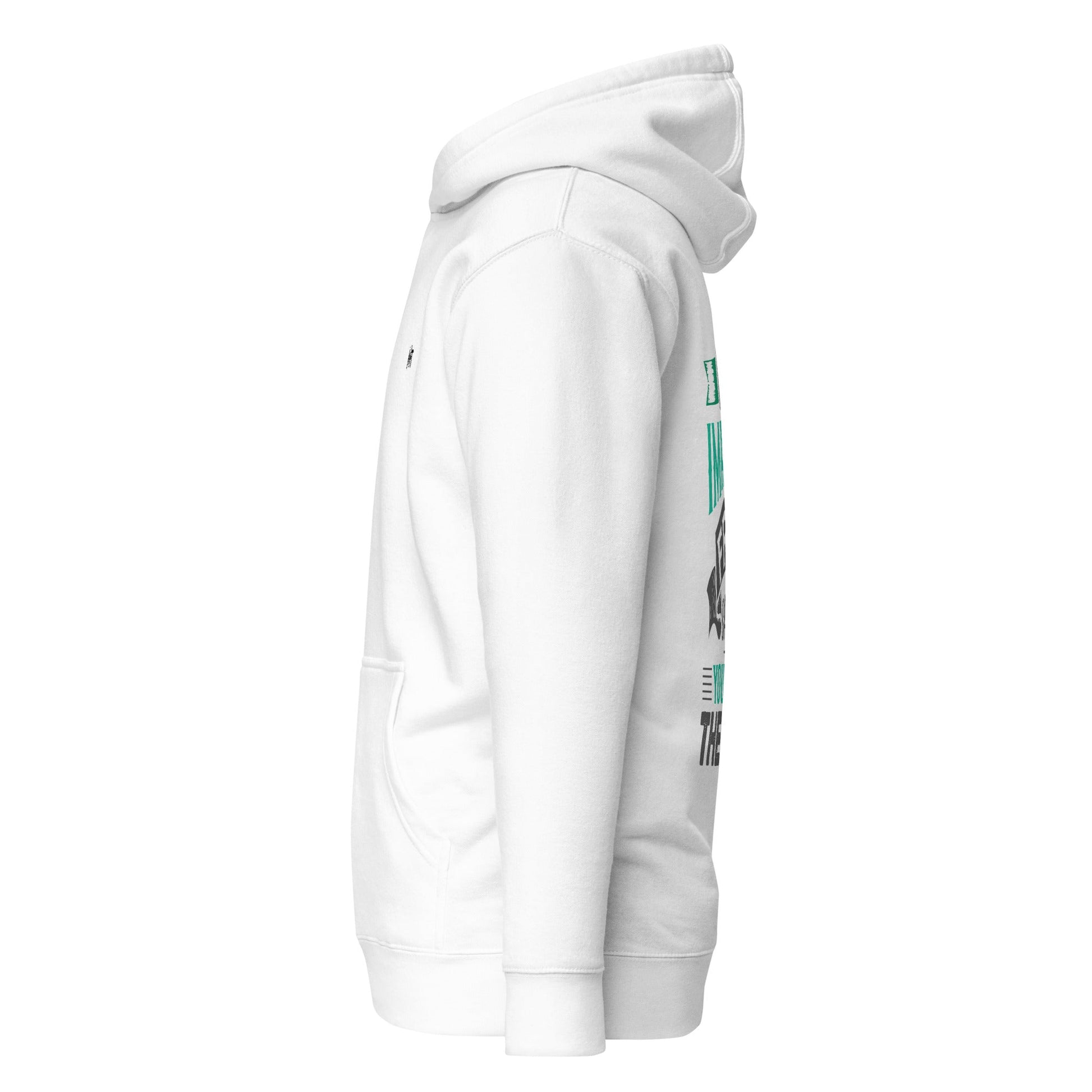 My imaginary friend Says you Need a therapist ( Back Print ) - Unisex Hoodie by DarkByteGear