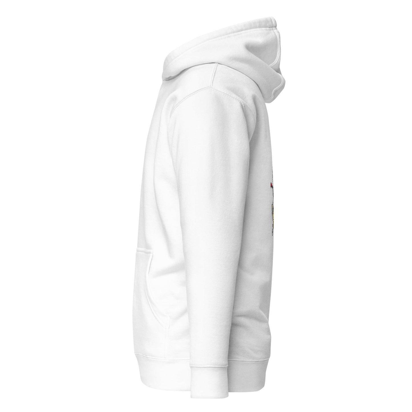 Astronaut Playing - Unisex Hoodie ( Back Print ) by DarkByteGear