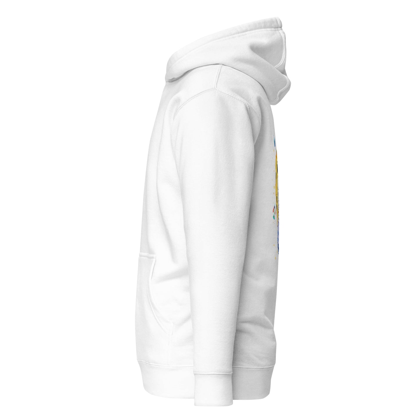 Astranaut catching stars - Unisex Hoodie ( Back Print ) by DarkByteGear