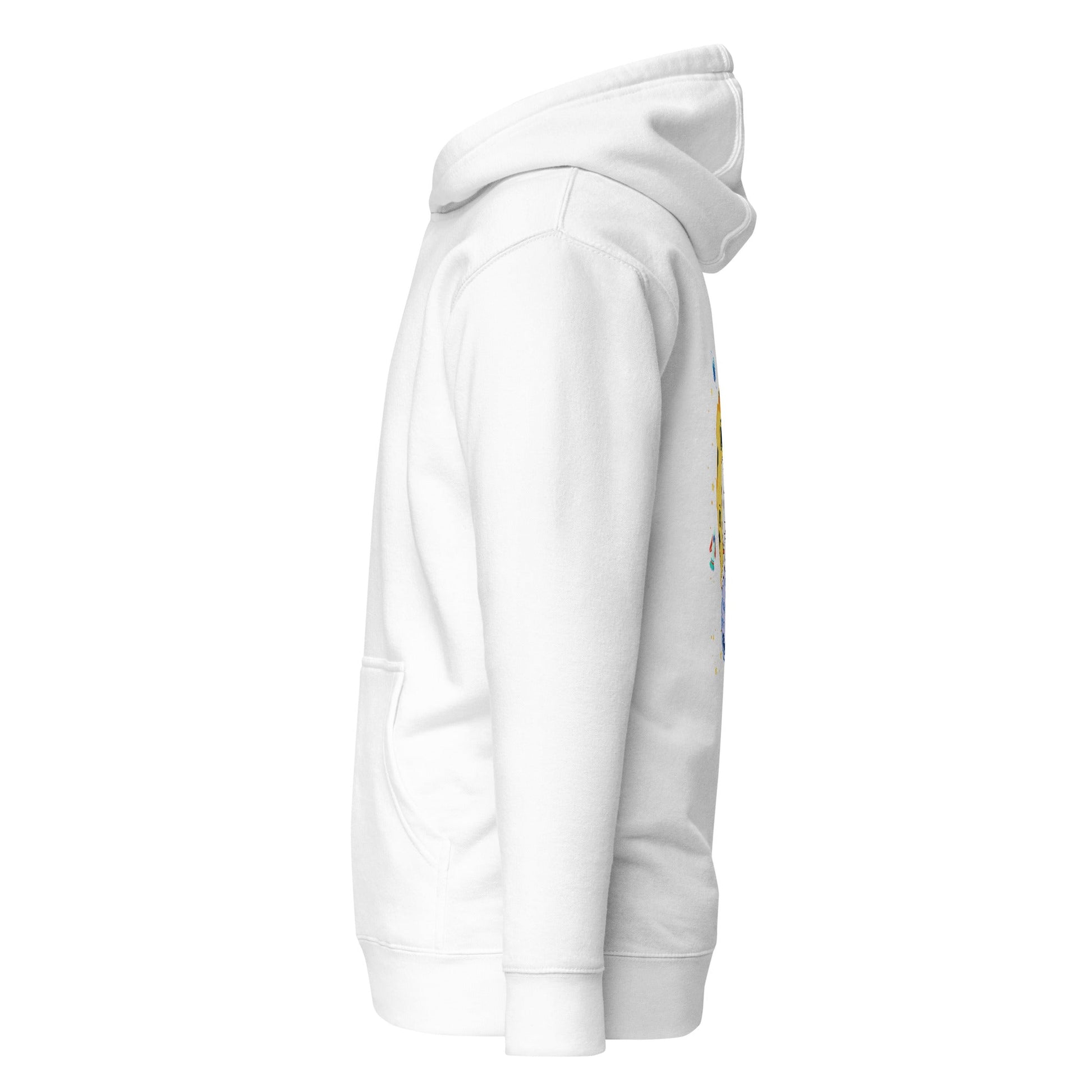 Astranaut catching stars - Unisex Hoodie ( Back Print ) by DarkByteGear