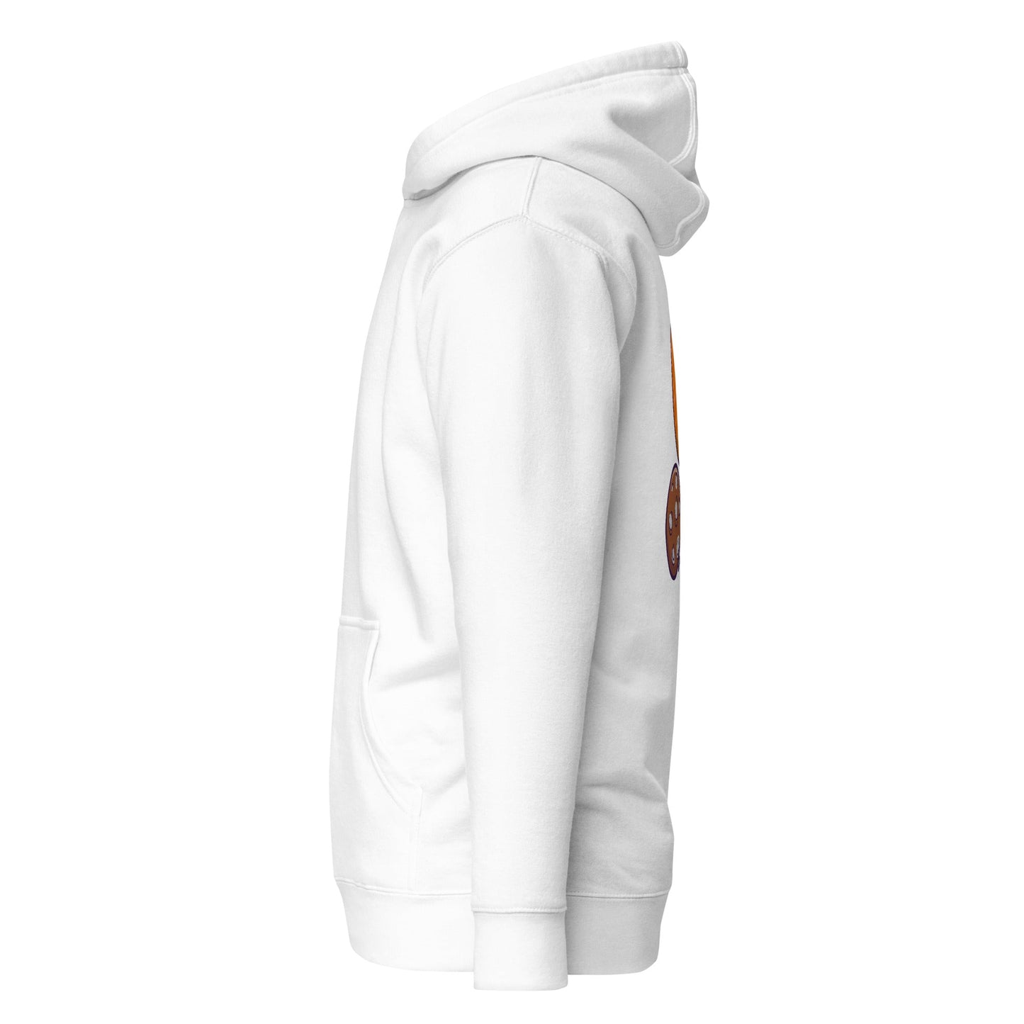 Astronaut with Balloons in Space - Unisex Hoodie ( Back Print ) by DarkByteGear
