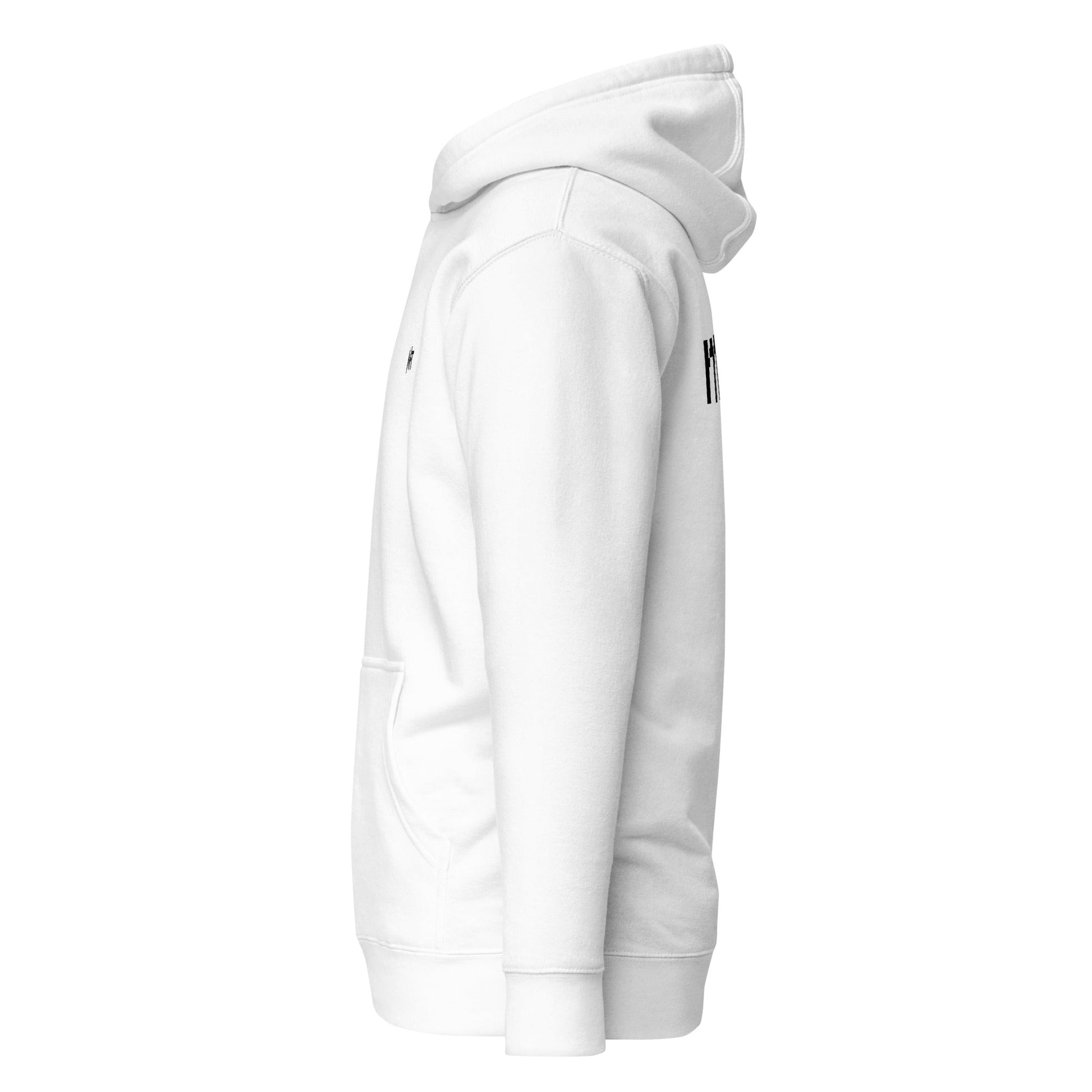 Meh - Unisex Hoodie (back print) by DarkByteGear