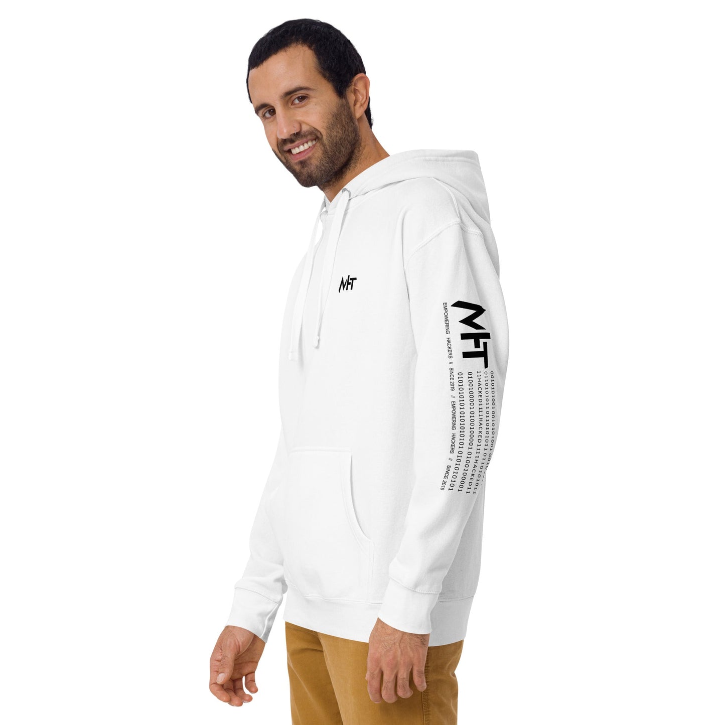 Bitcoin is the way - Unisex Hoodie (back print) by DarkByteGear