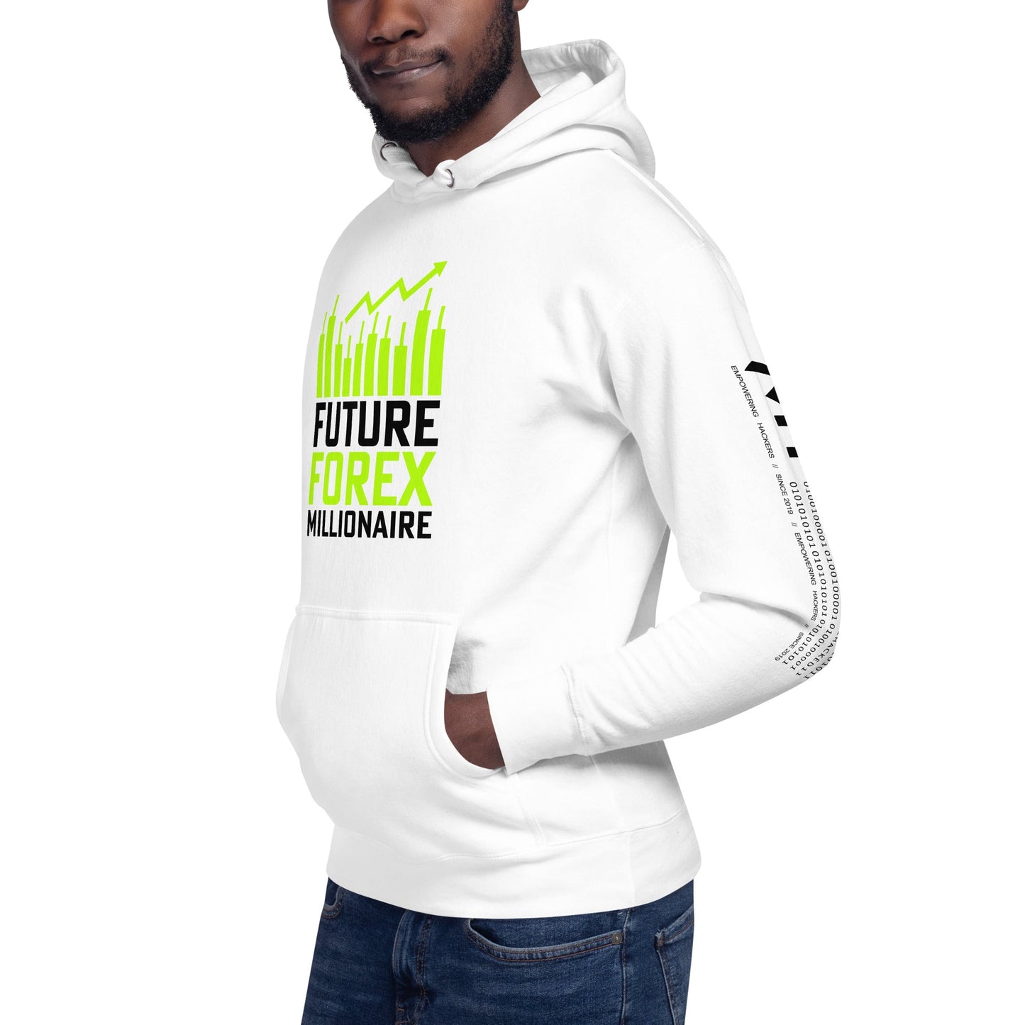Future Forex Millionaire in Dark Text - Unisex Hoodie by DarkByteGear