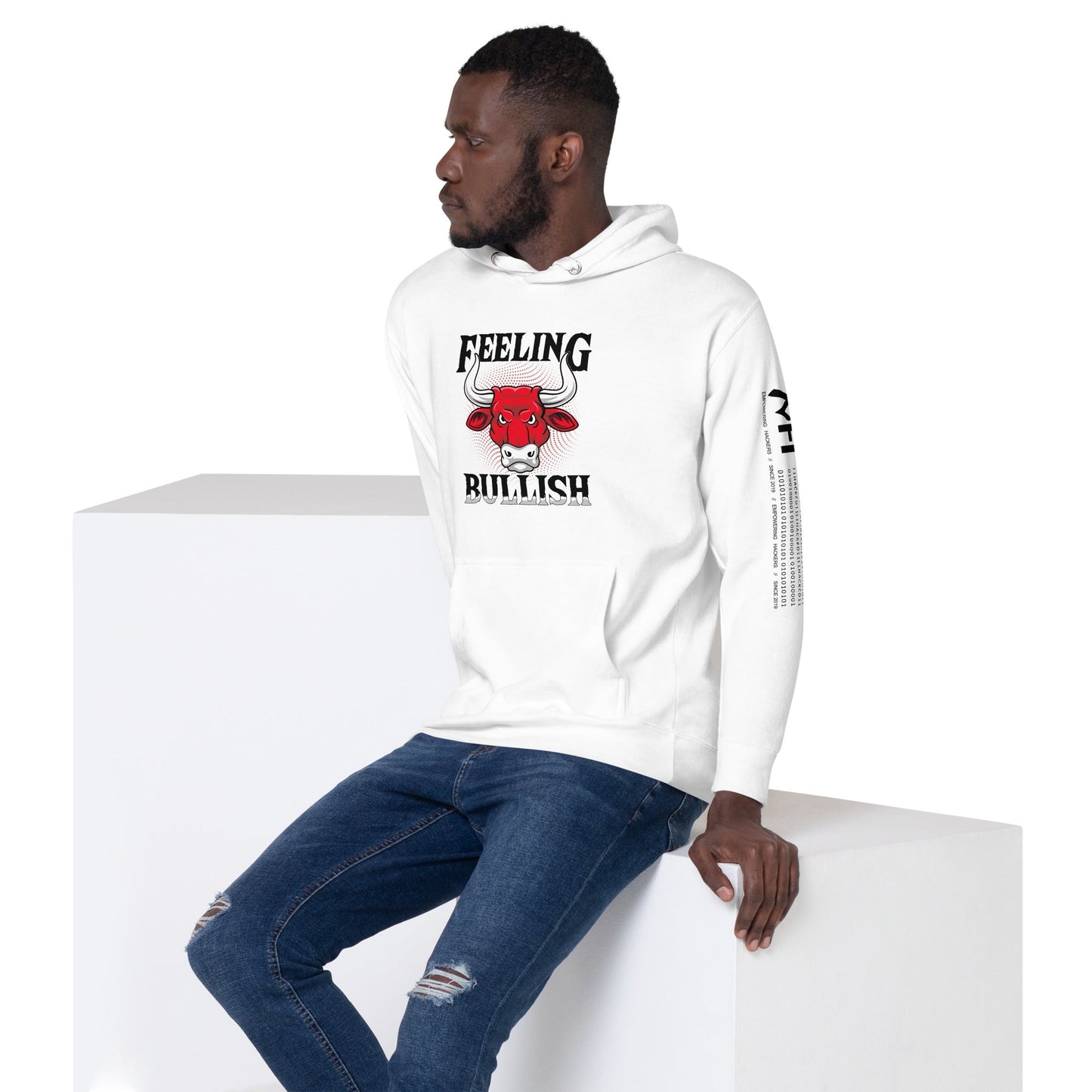 Feeling Bullish in Dark Text - Unisex Hoodie by DarkByteGear