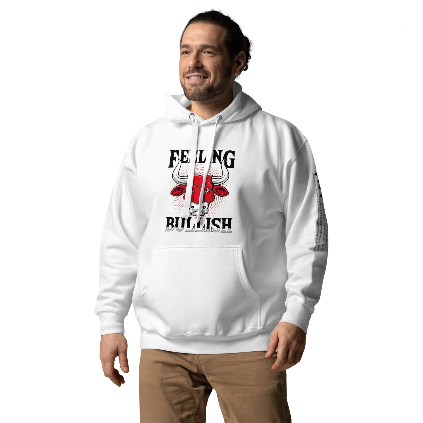 Feeling Bullish in Dark Text - Unisex Hoodie by DarkByteGear