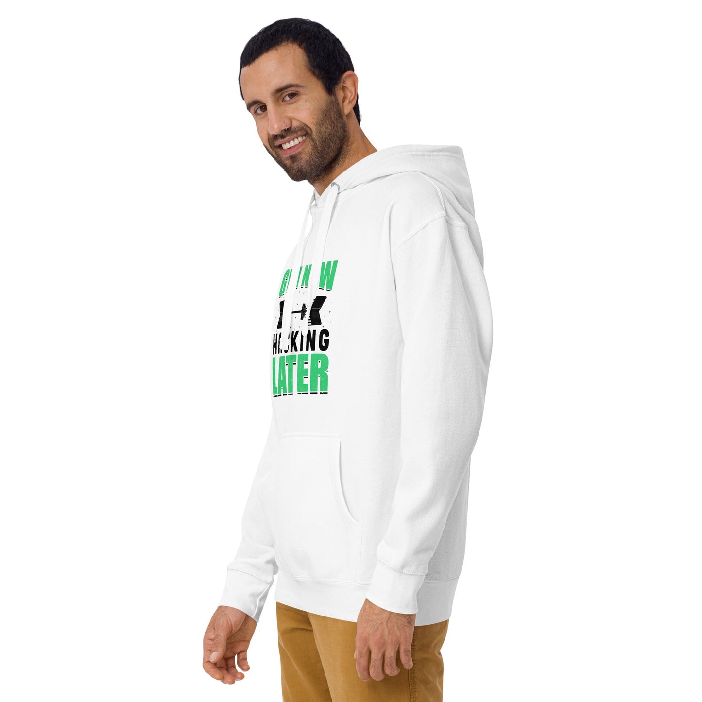 Gym now, hacking later - Unisex Hoodie by DarkByteGear