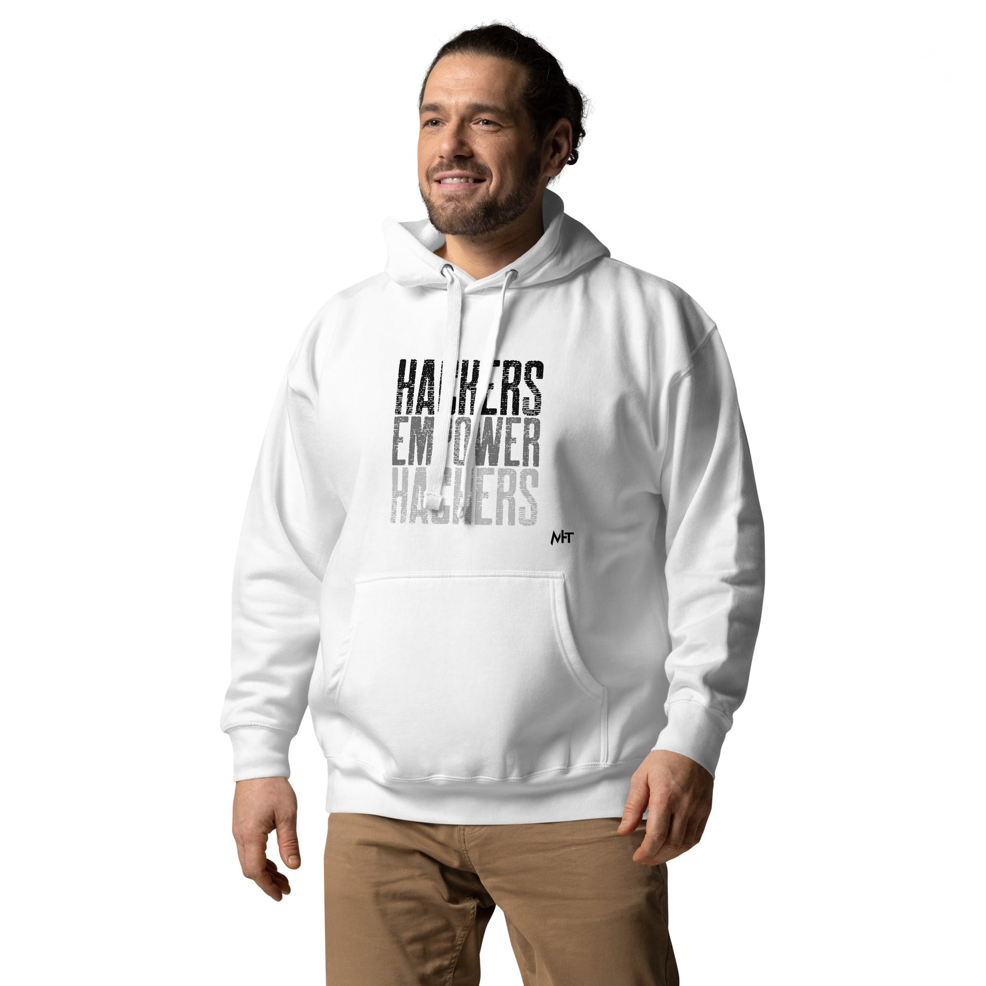 Hackers Empower Hackers V1 - Unisex Hoodie by DarkByteGear