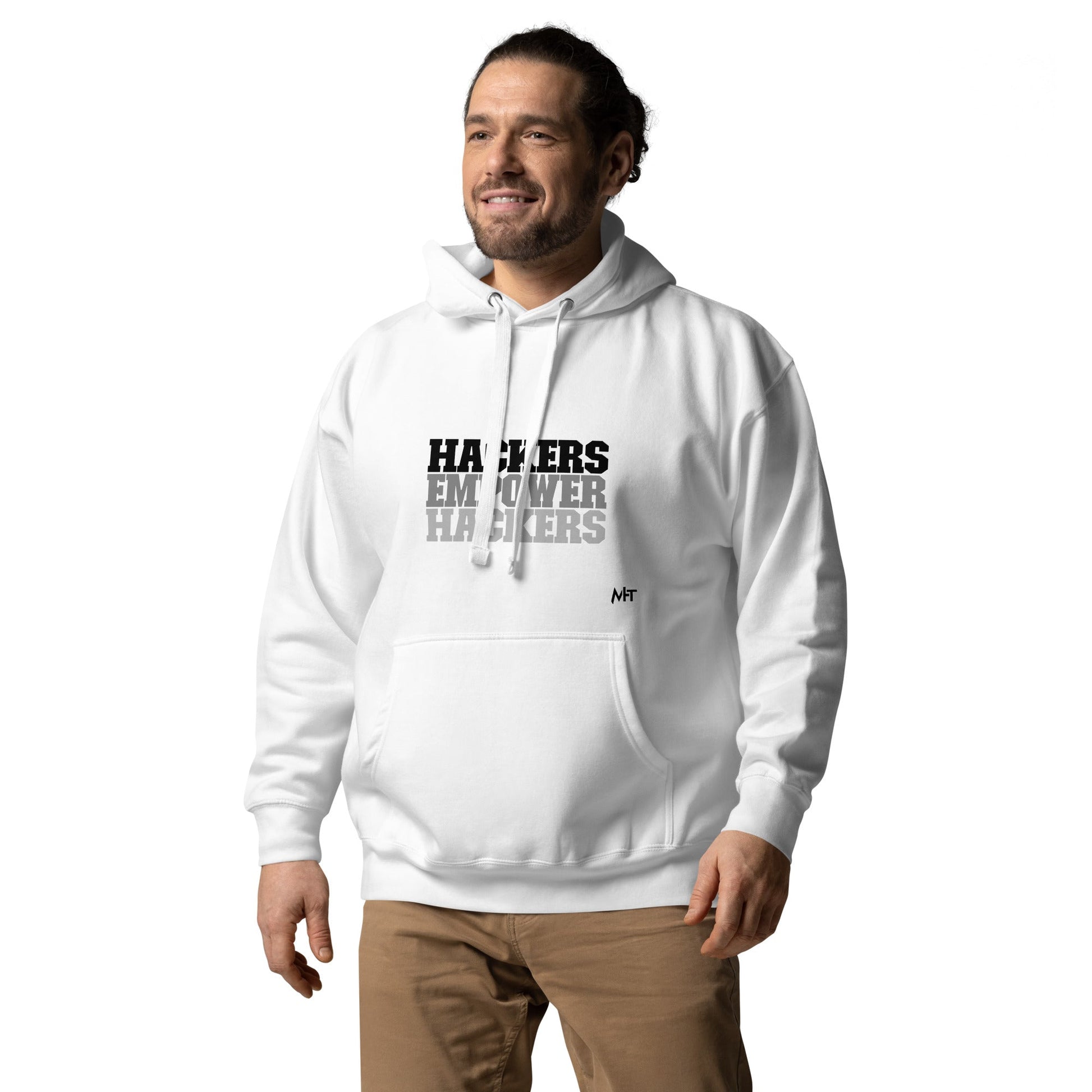 Hackers Empower Hackers V2 - Unisex Hoodie by DarkByteGear