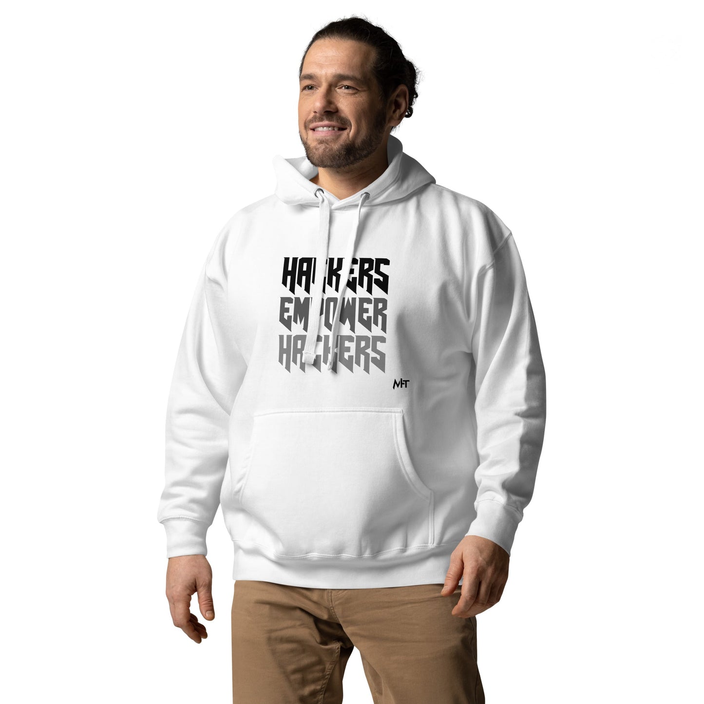 Hackers Empower Hackers V4 - Unisex Hoodie by DarkByteGear
