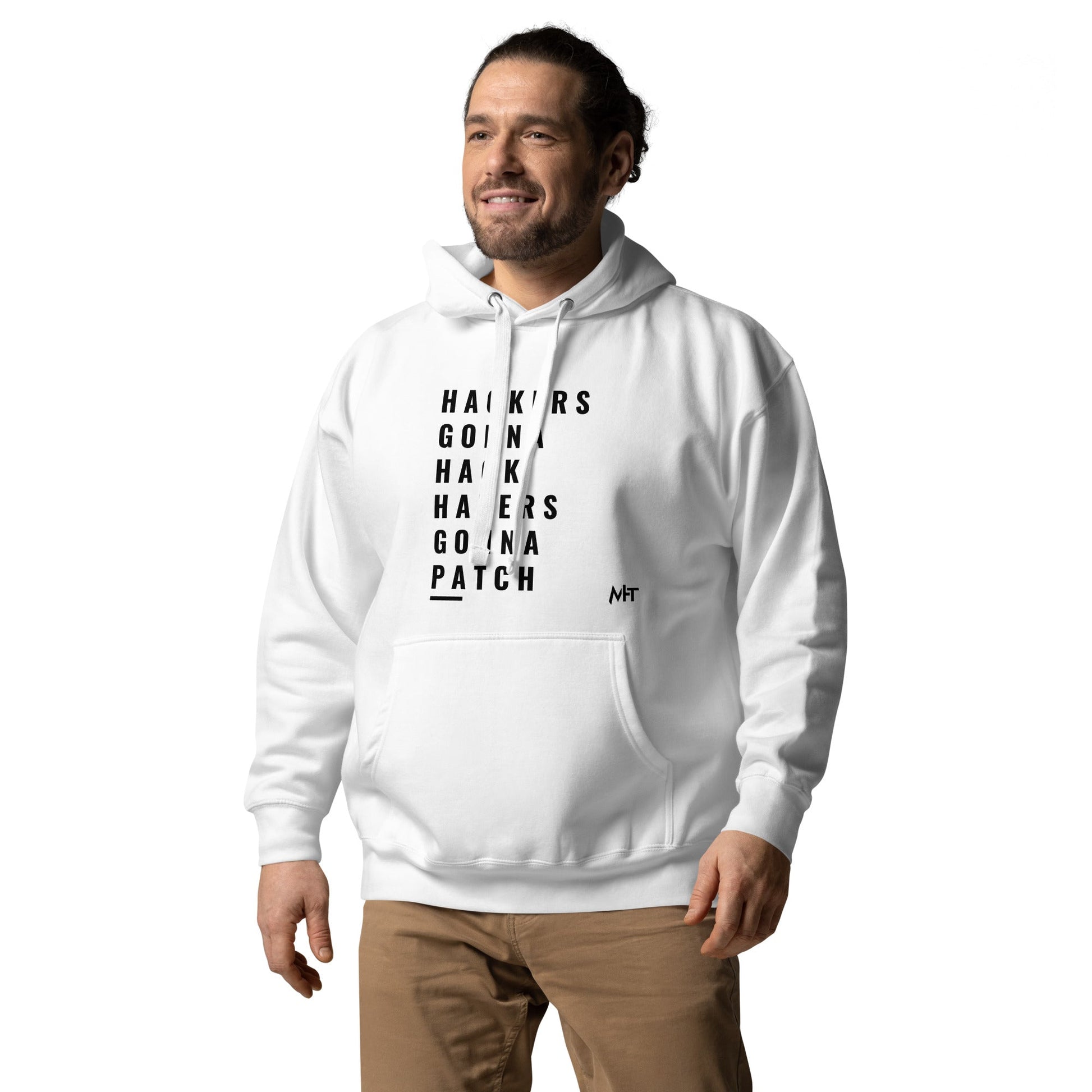 Hackers Gonna Hack: Haters Gonna Patch - Unisex Hoodie by DarkByteGear