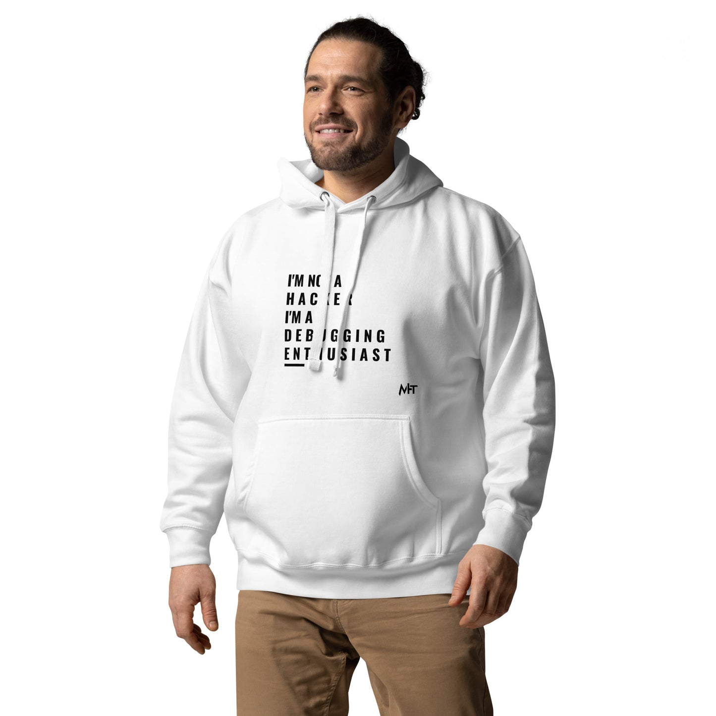 I'm not a Hacker: I'm a Debugging Enthusiast - Unisex Hoodie by DarkByteGear