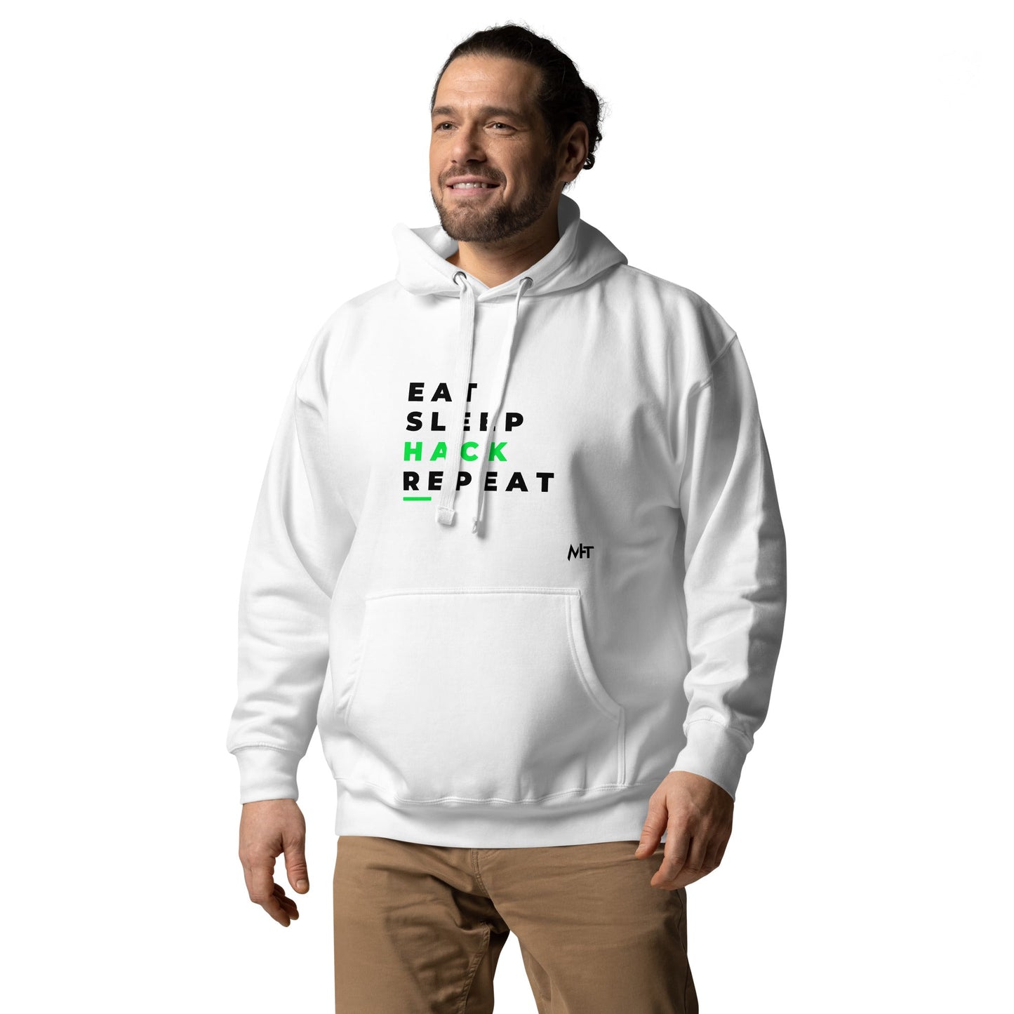 Eat, Sleep, Hack, Repeat V2 - Unisex Hoodie by DarkByteGear