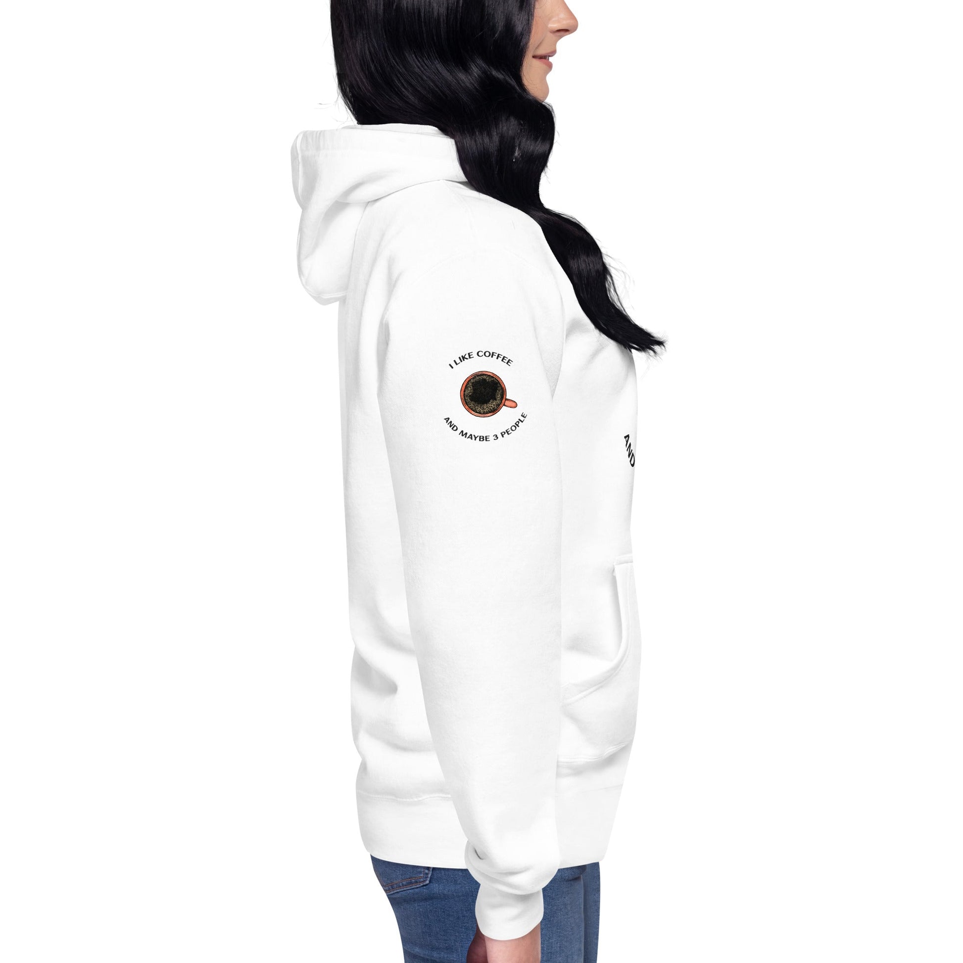 I like Coffee and maybe 3 people - Unisex Hoodie by DarkByteGear