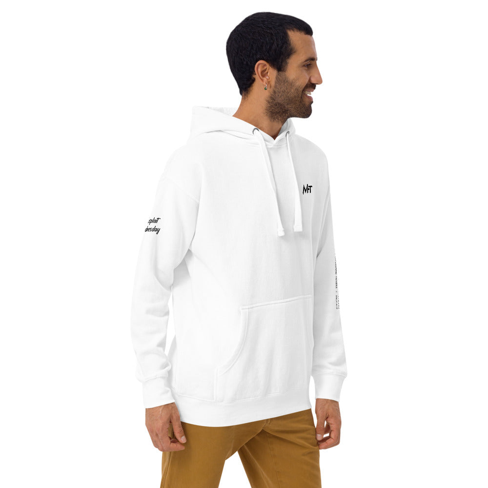 Exploit Wednesday - Unisex Hoodie (back print) by DarkByteGear