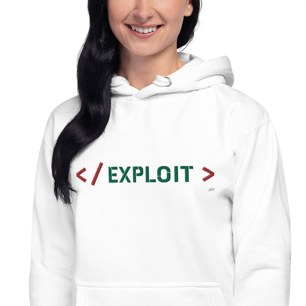 Exploit - Unisex Hoodie (embroidered) by DarkByteGear