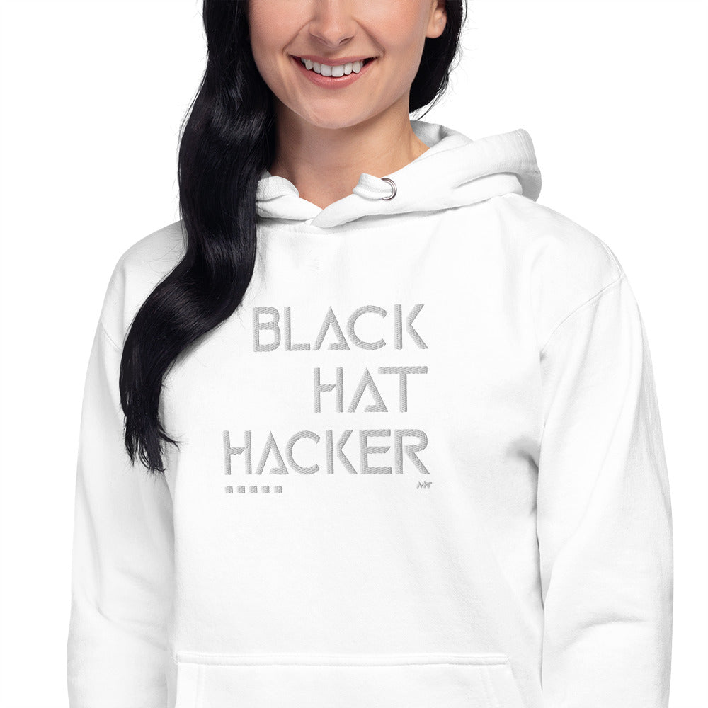 Black Hat Hacker - Unisex Hoodie (embroidered) by DarkByteGear