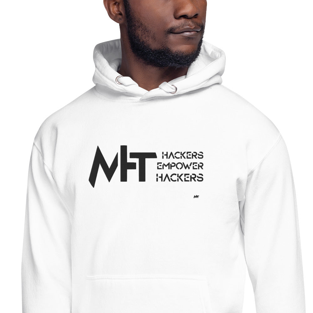 Hackers Empower Hackers - Unisex Hoodie (embroidered) by DarkByteGear