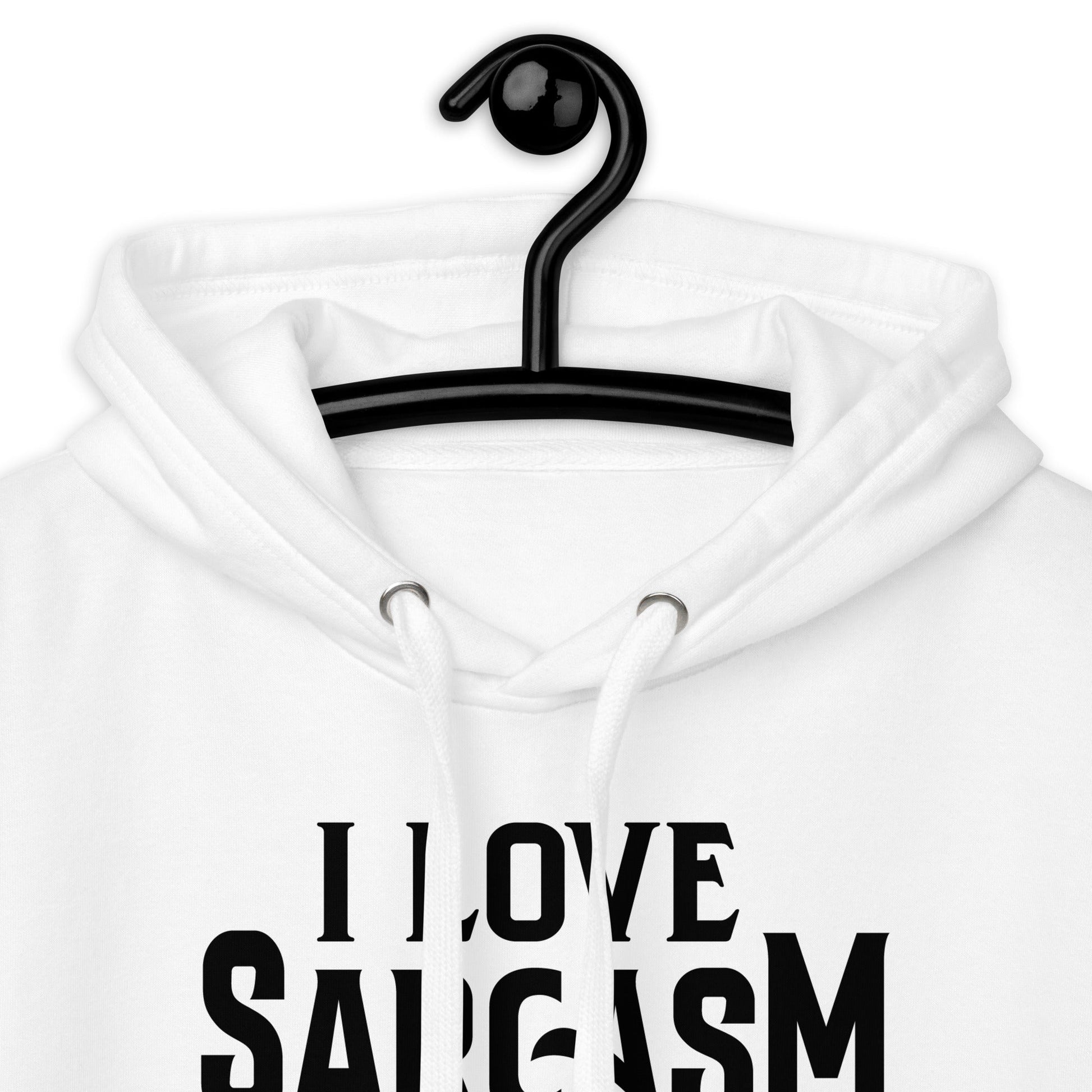 I love sarcasm; it's like punching people in the face, but with words - Unisex Hoodie by DarkByteGear