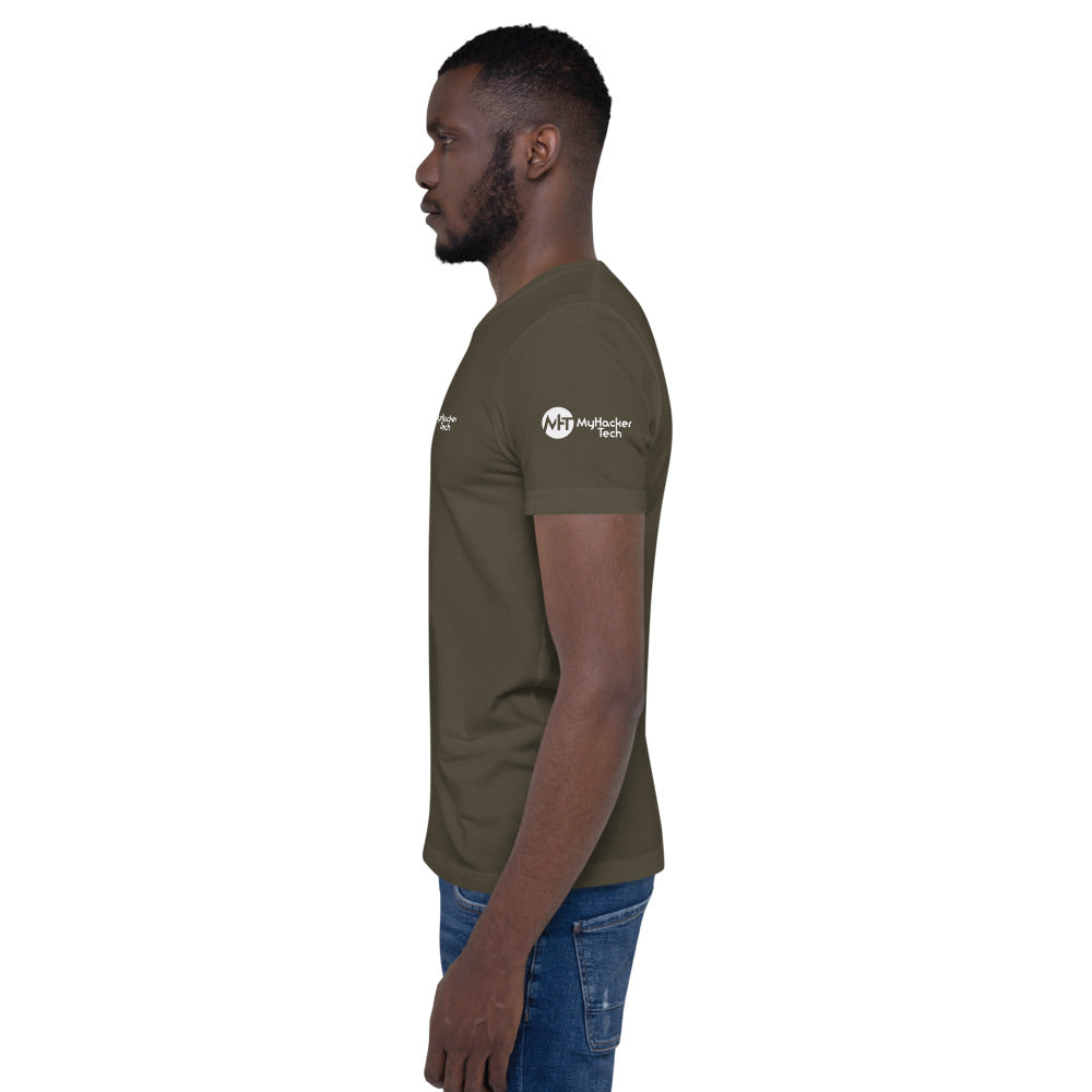What would Jesus do for 0day - Short-Sleeve Unisex T-Shirt (all side print) by DarkByteGear