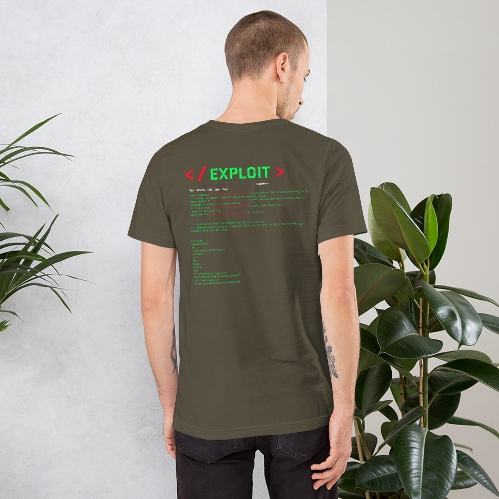 Exploit - Short-Sleeve Unisex T-Shirt by DarkByteGear