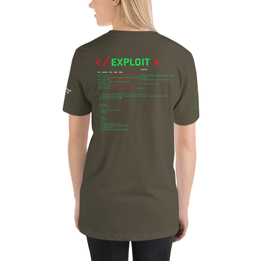 Exploit - Short-Sleeve Unisex T-Shirt by DarkByteGear