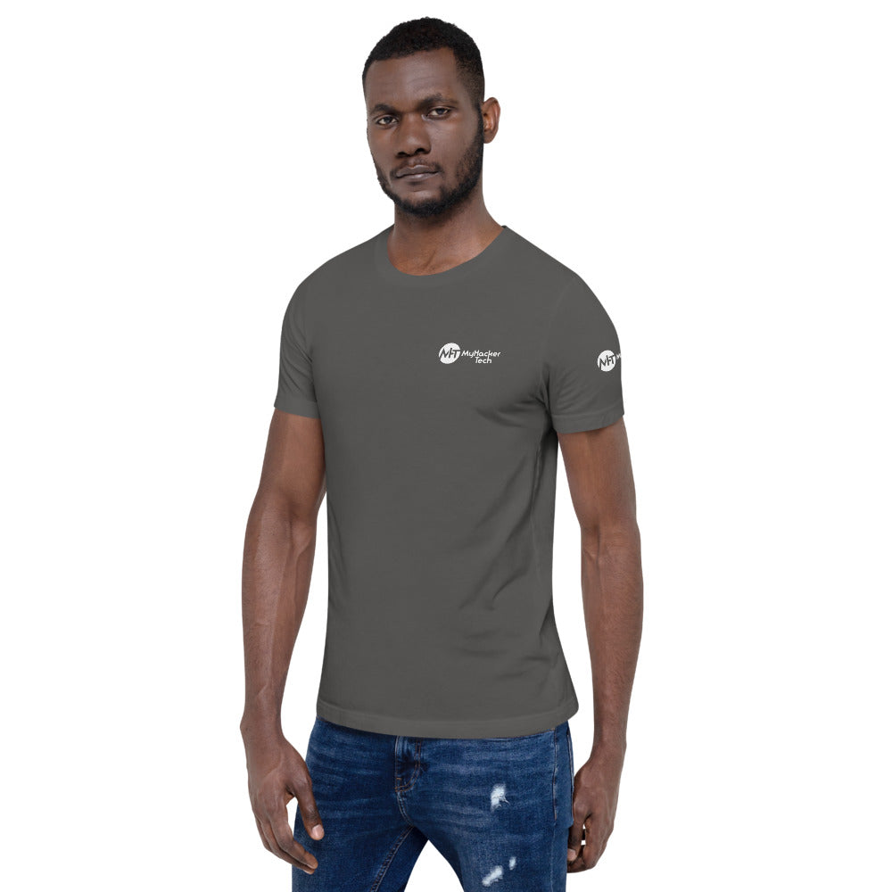 Mecha Guardian - Short-Sleeve Unisex T-Shirt (all sides print) by DarkByteGear