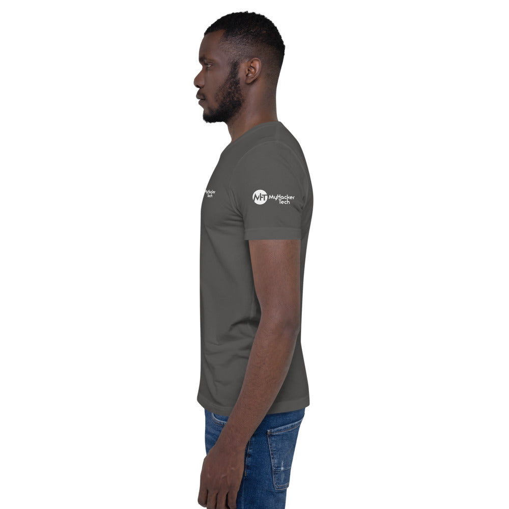 Mecha Guardian - Short-Sleeve Unisex T-Shirt (all sides print) by DarkByteGear