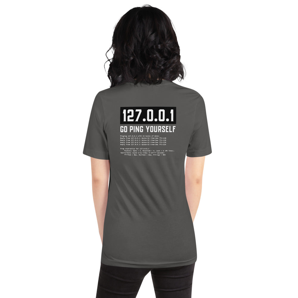 Go ping yourself - Short-Sleeve Unisex T-Shirt by DarkByteGear