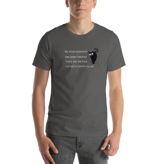 My email password - Short-Sleeve Unisex T-Shirt by DarkByteGear