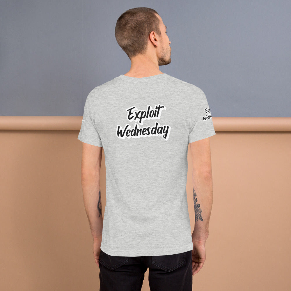 Exploit Wednesday - Short-Sleeve Unisex T-Shirt (all sides print) by DarkByteGear