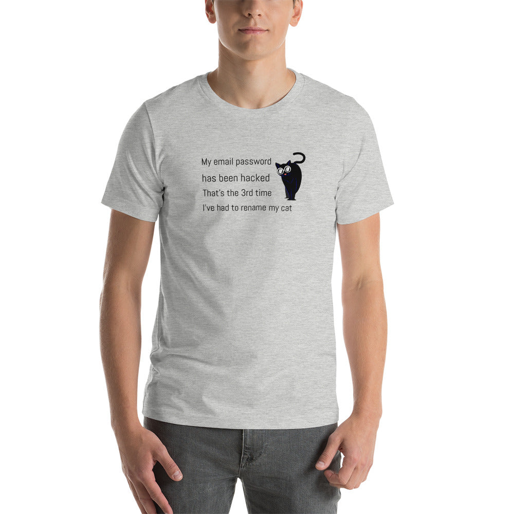 My email password - Short-Sleeve Unisex T-Shirt by DarkByteGear