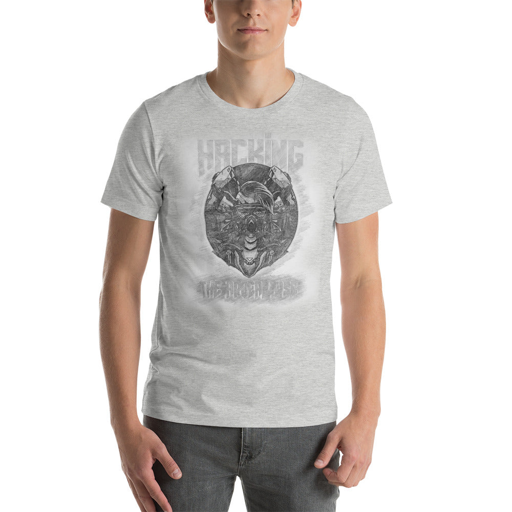 Hacking the apocalypse v2.1 - Short-Sleeve Unisex T-Shirt by DarkByteGear