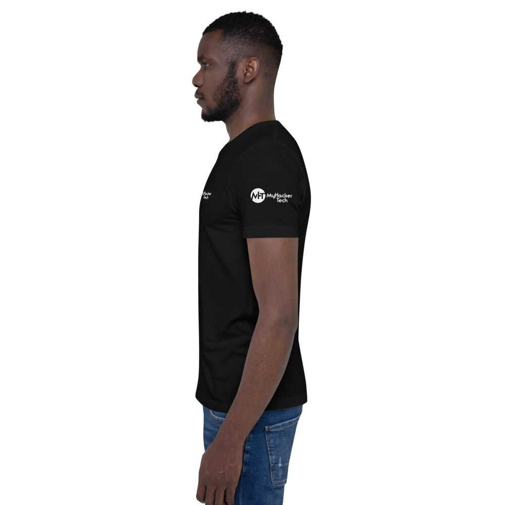 What would Jesus do for 0day - Short-Sleeve Unisex T-Shirt (all side print) by DarkByteGear