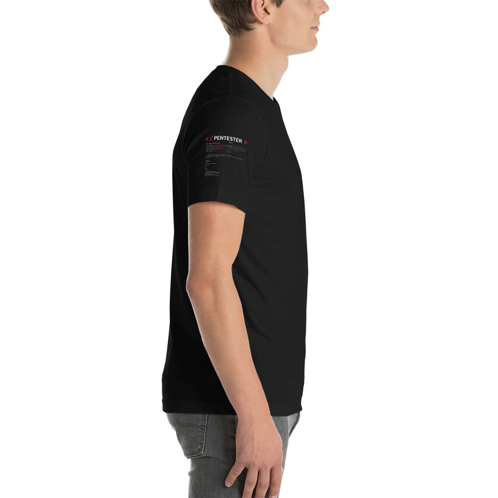 Pentester v1 - Short-Sleeve Unisex T-Shirt (all side print) by DarkByteGear