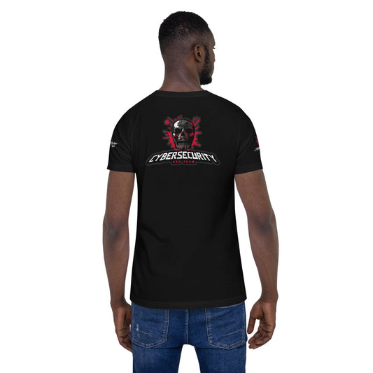 Cybersecurity Red Team v4 - Short-Sleeve Unisex T-Shirt (all sides print) by DarkByteGear