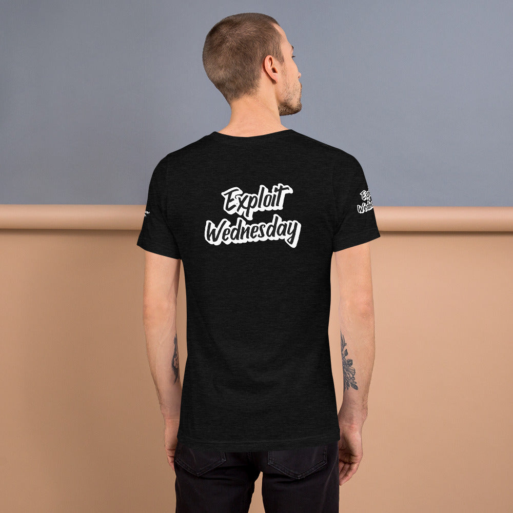 Exploit Wednesday - Short-Sleeve Unisex T-Shirt (all sides print) by DarkByteGear