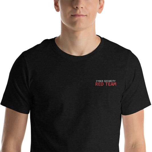 Cyber Security Red Team - Short-Sleeve Unisex T-Shirt (embroidered ) by DarkByteGear