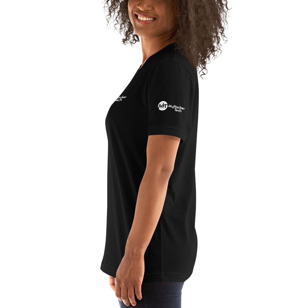 Black Hat Hacker V2 - Short-Sleeve Unisex T-Shirt by DarkByteGear