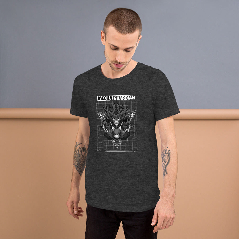 Mecha Guardian - Short-Sleeve Unisex T-Shirt by DarkByteGear